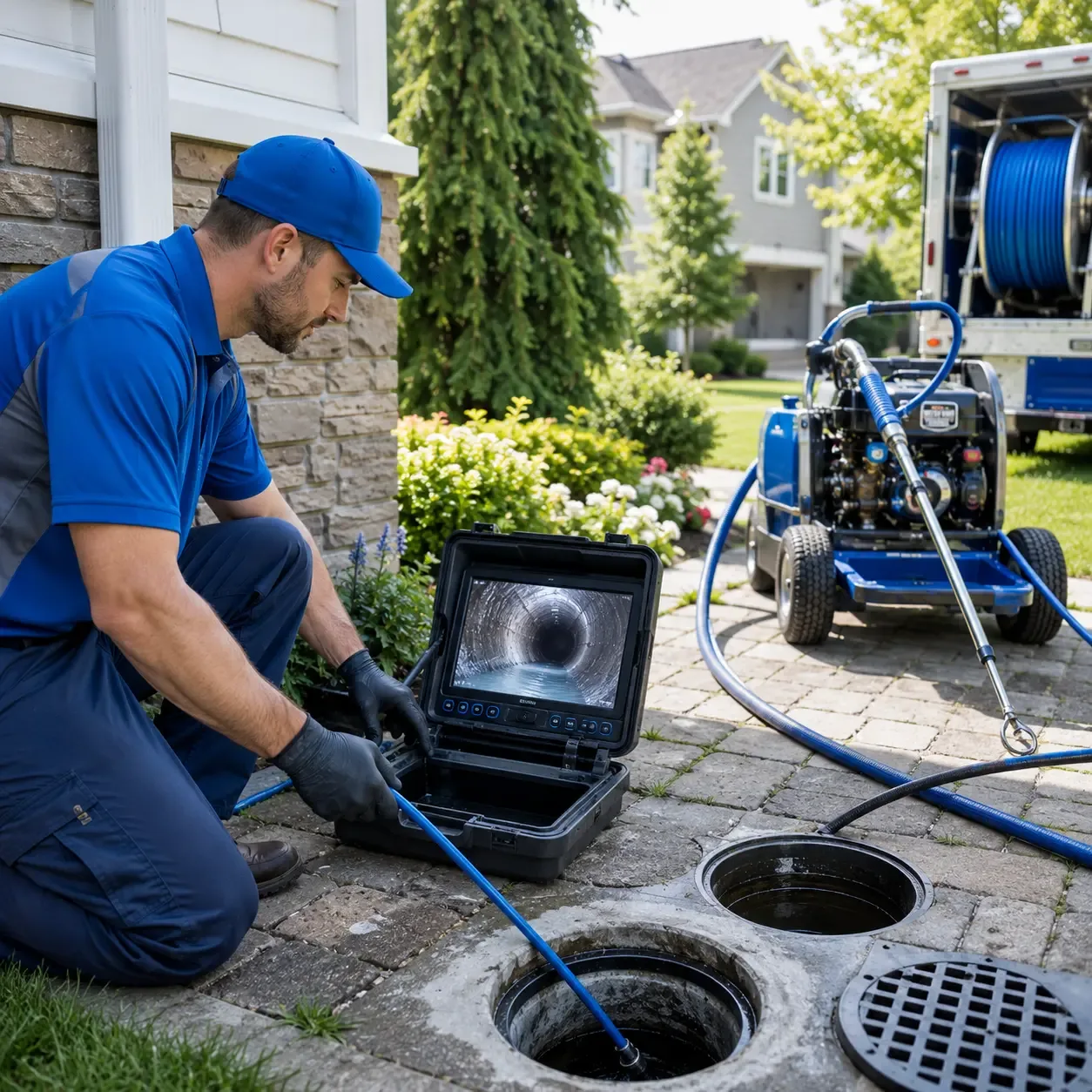 Outdoor drain cleaning professionals serving Gowrie, IA